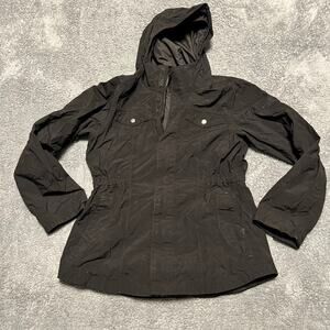 The North Face Jacket Kids Youth Girls Large Triclimate Black Nylon Hooded **